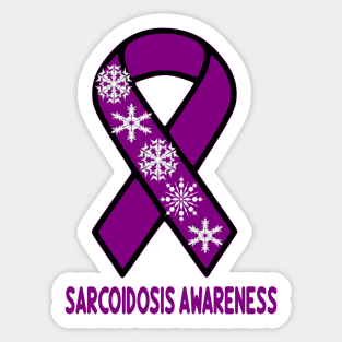 Sarcoidosis Awareness/Snowflakes Sticker